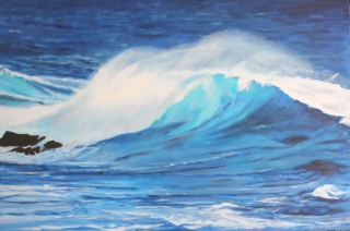 Une vague - Les Marines