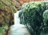 Canal du 16ème siècle à la cascade de la Fouge à Préau dans l'Ain - Paysages 2ème
