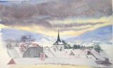 Wegnez sous la neige - Paysages 2ème