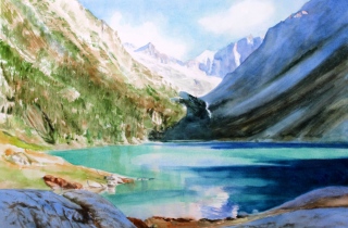 Le Lac de Gaube dans Les Pyrénées - Paysages 2ème