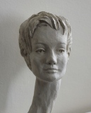 Une création en s'inspirant du visage de Laureline - Mes modelages