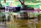 Le Marais de la Brière - Mes pastels