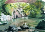 Le pont Romain sur le Chéran - Mes paysages 4ème
