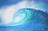 Une autre vague - Mes acryliques