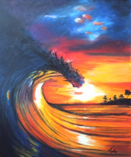 Vague - Mes Pastels gras