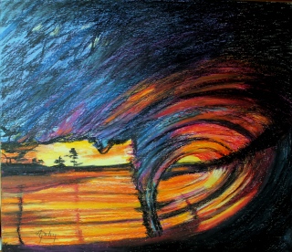 Surf - Mes Pastels gras