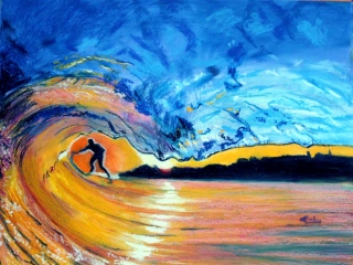 Surf 2 - Mes Pastels gras